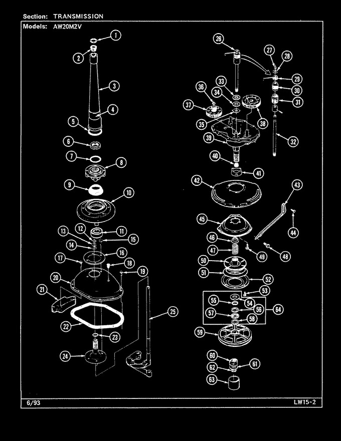 Diagram for AW20M2V