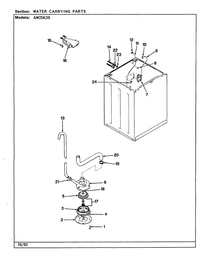 Diagram for AW25K3AS