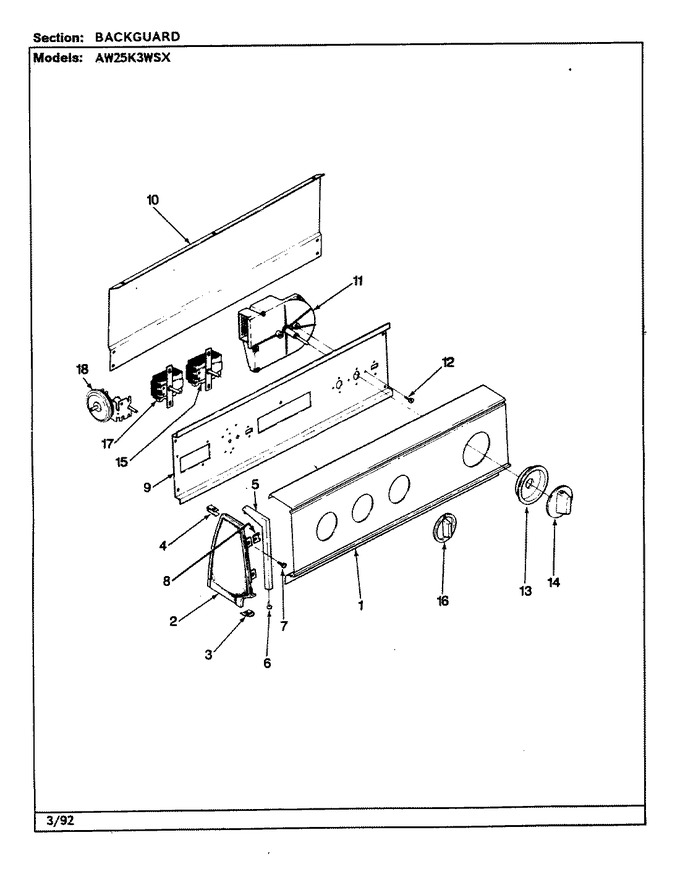 Diagram for AW25K3WSX