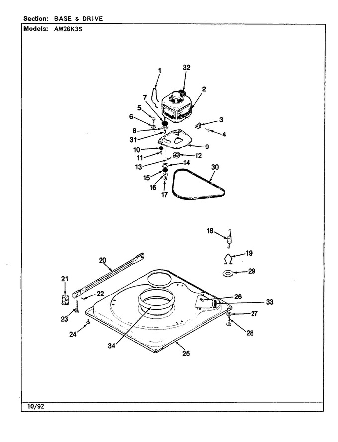 Diagram for AW26K3HS