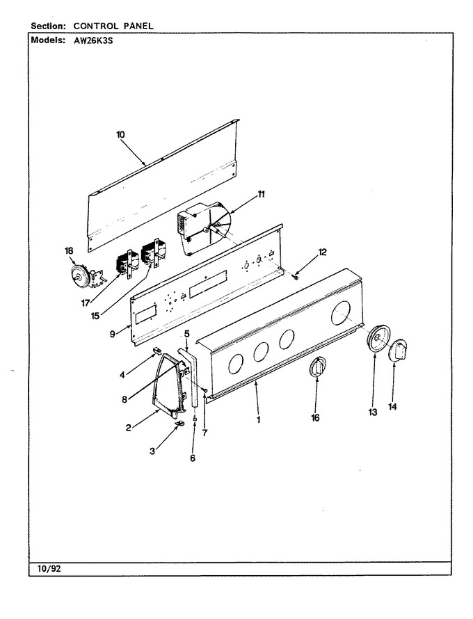 Diagram for AW26K3HS