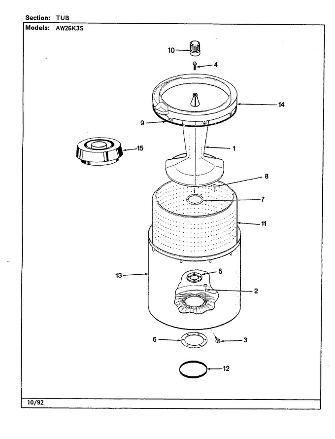 Diagram for AW26K3WS