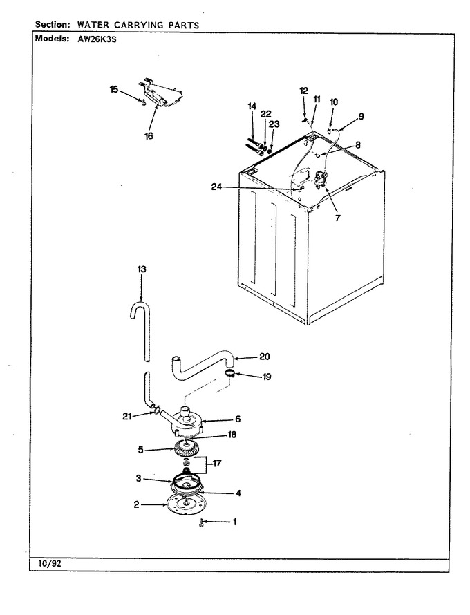 Diagram for AW26K3HS