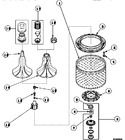Diagram for 03 - Agitator/drive Bell/seal Kit/tub & Hub