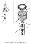 Diagram for 02 - Agitator/drive Bell/seal Kit/tub & Hub