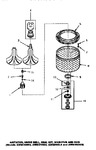 Diagram for 04 - Agitator/drive Bell/seal Kit/tub & Hub