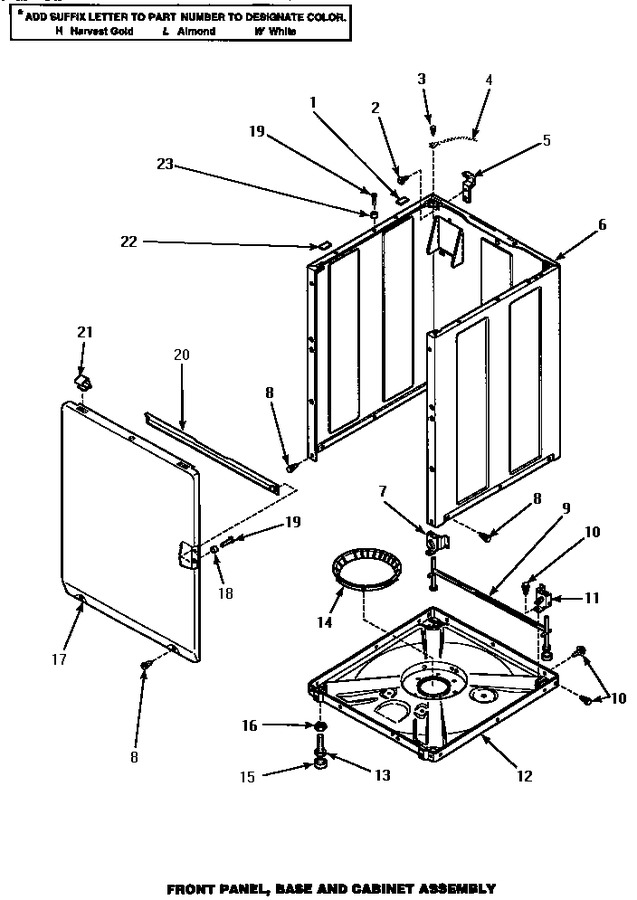 Diagram for AWM593W