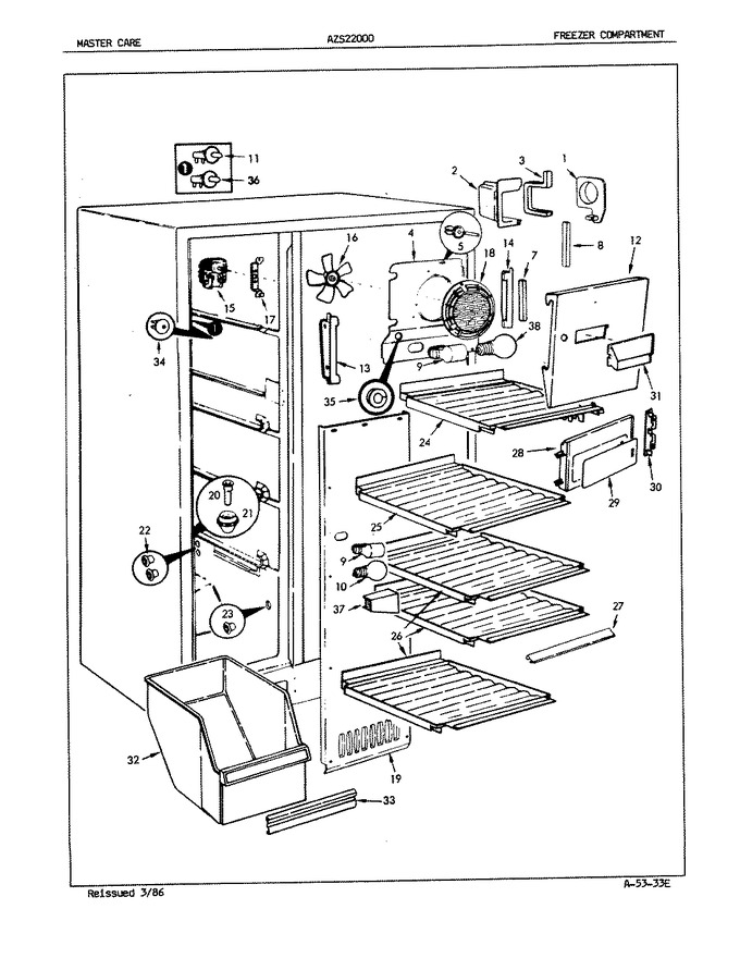 Diagram for AZS22000 (BOM: 5L60B)