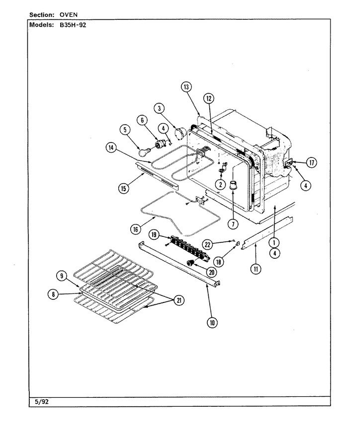 Diagram for B35HN-92X-ON