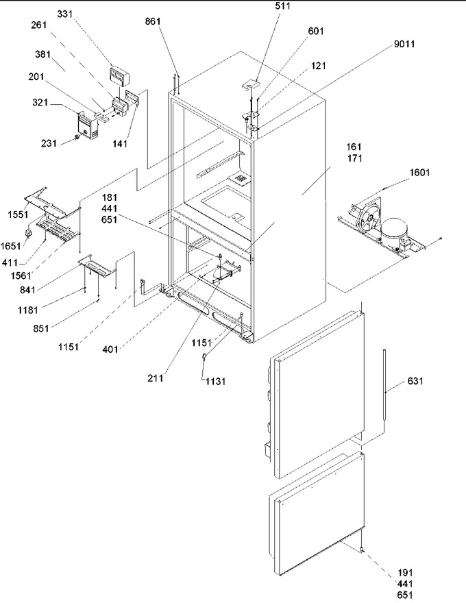 Diagram for BRF20VSE (BOM: P1321309W S)