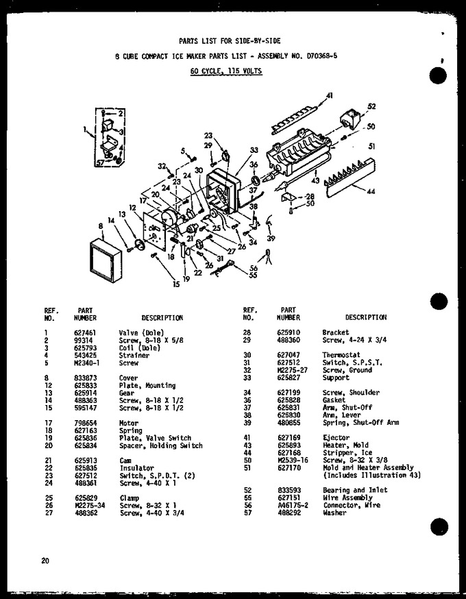 Diagram for BC20WC (BOM: P6023513W C)