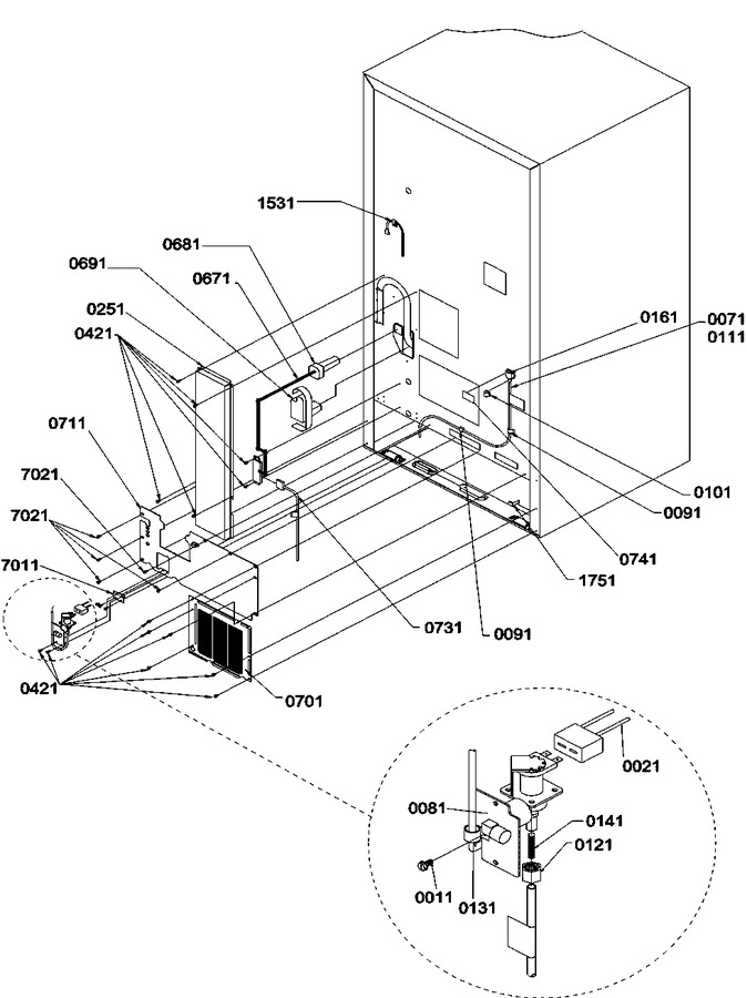 Diagram for BCI21VW (BOM: P1321507W W)