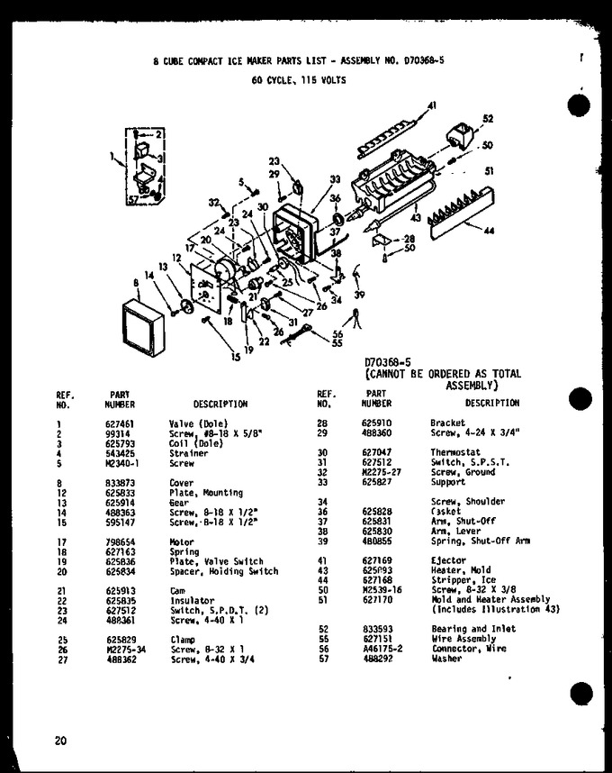 Diagram for BCI20BL (BOM: P6023518W L)