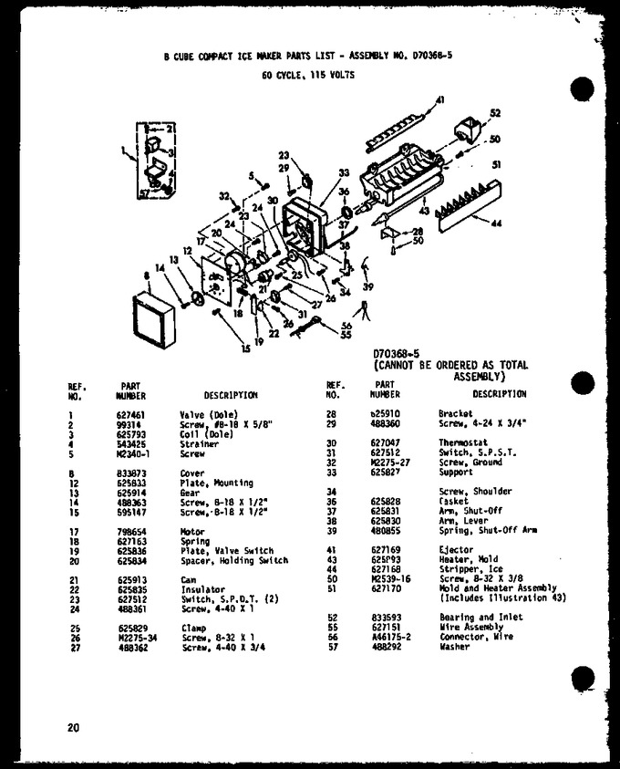 Diagram for BCI20D (BOM: P747022W)