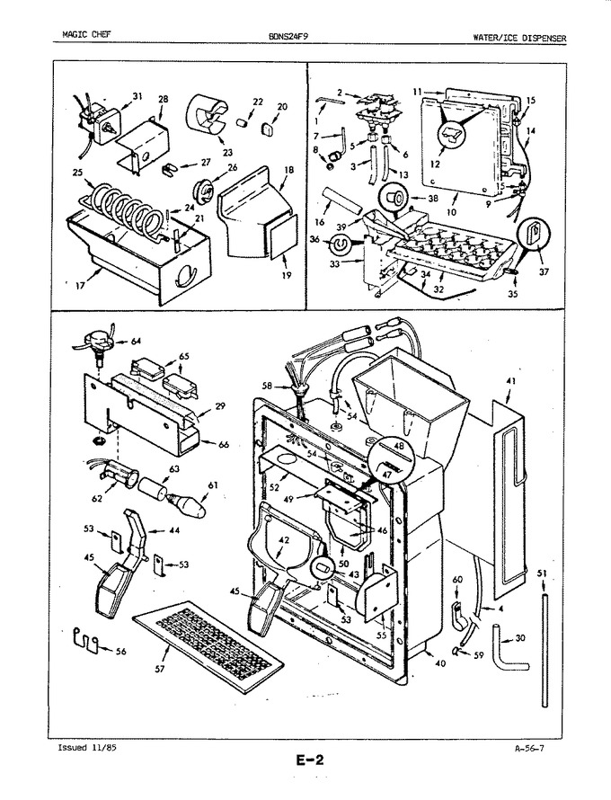Diagram for BDNS24F9H (BOM: 5L56A)