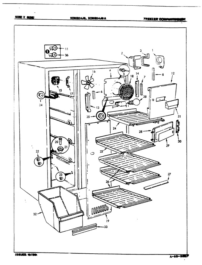 Diagram for BDNS24J9A (BOM: 8N24A)