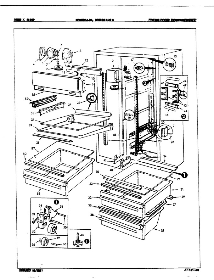 Diagram for BDNS24J9 (BOM: 8N23A)