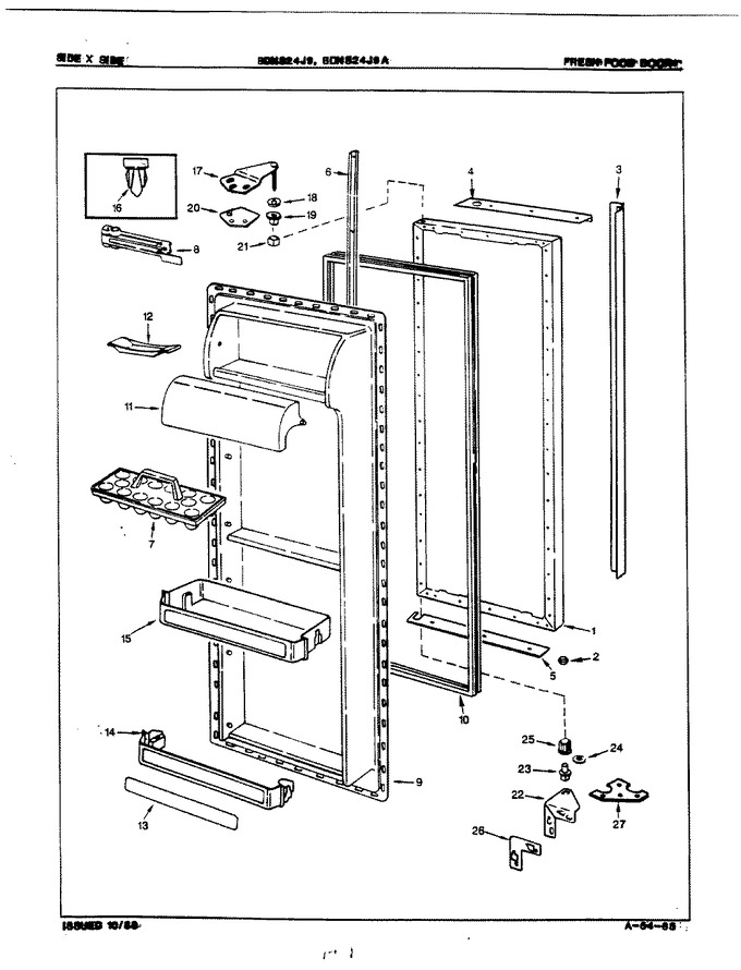 Diagram for BDNS24J9A (BOM: 8N68B)