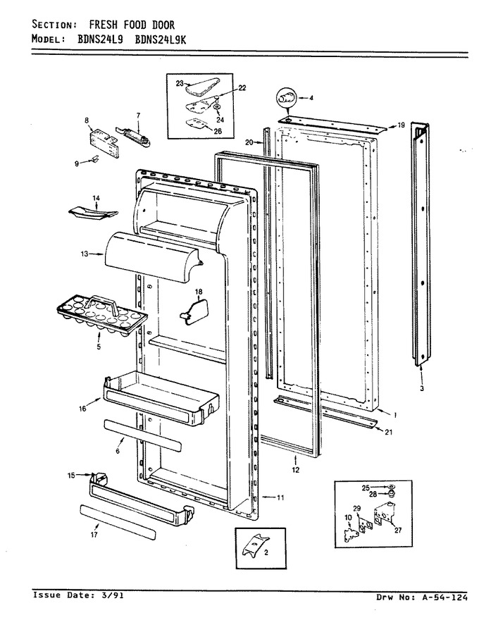 Diagram for BDNS24L9 (BOM: BN92A)