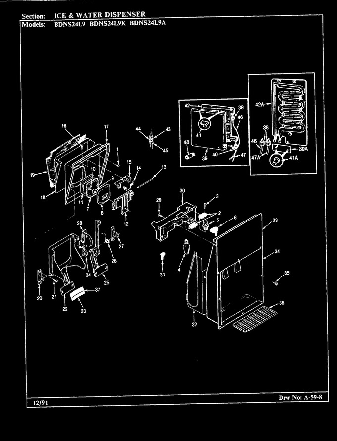 Diagram for BDNS24L9K (BOM: BN91D)