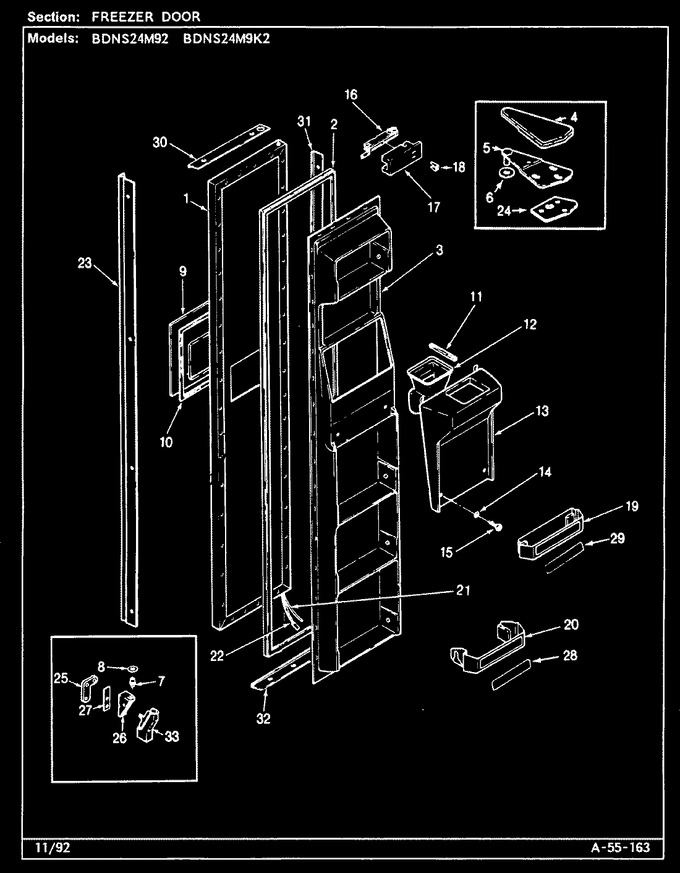 Diagram for BDNS24M9K2 (BOM: CP87A)