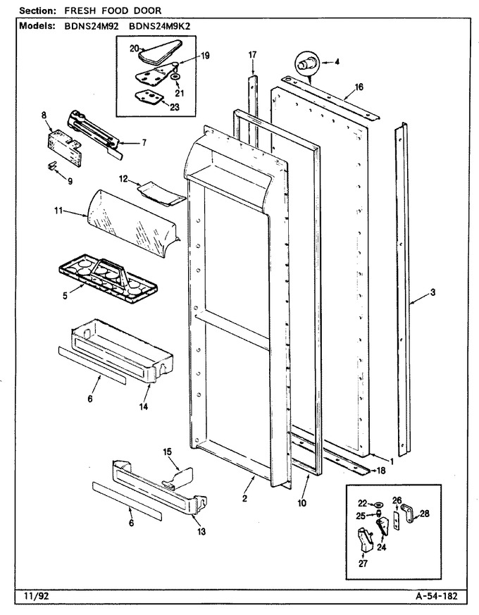 Diagram for BDNS24M92 (BOM: CP86A)