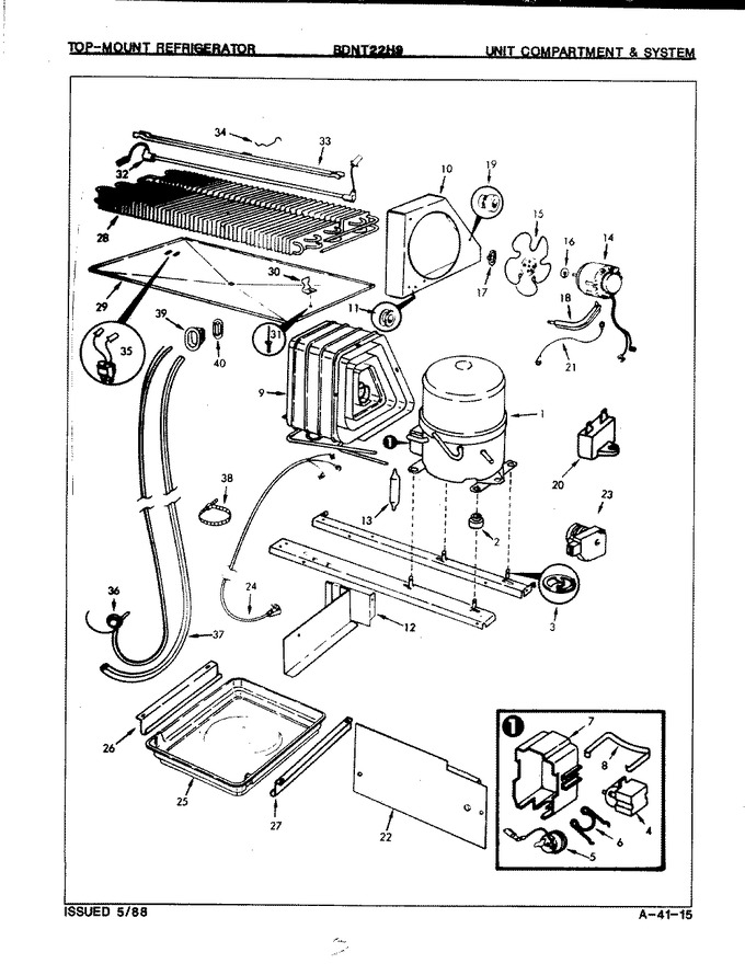 Diagram for BDNT22H9 (BOM: 7B22A)