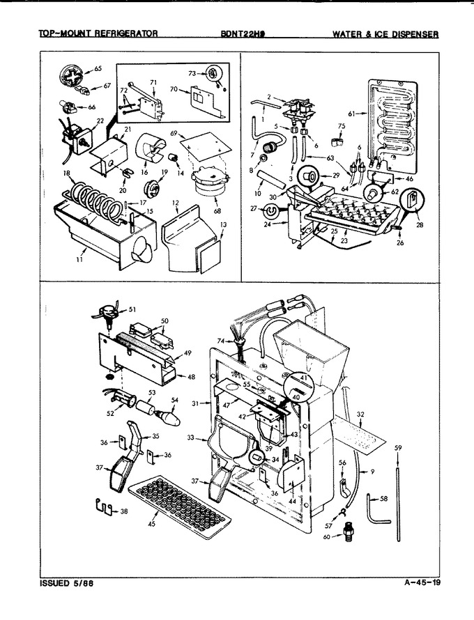 Diagram for BDNT22H9 (BOM: 7B22A)