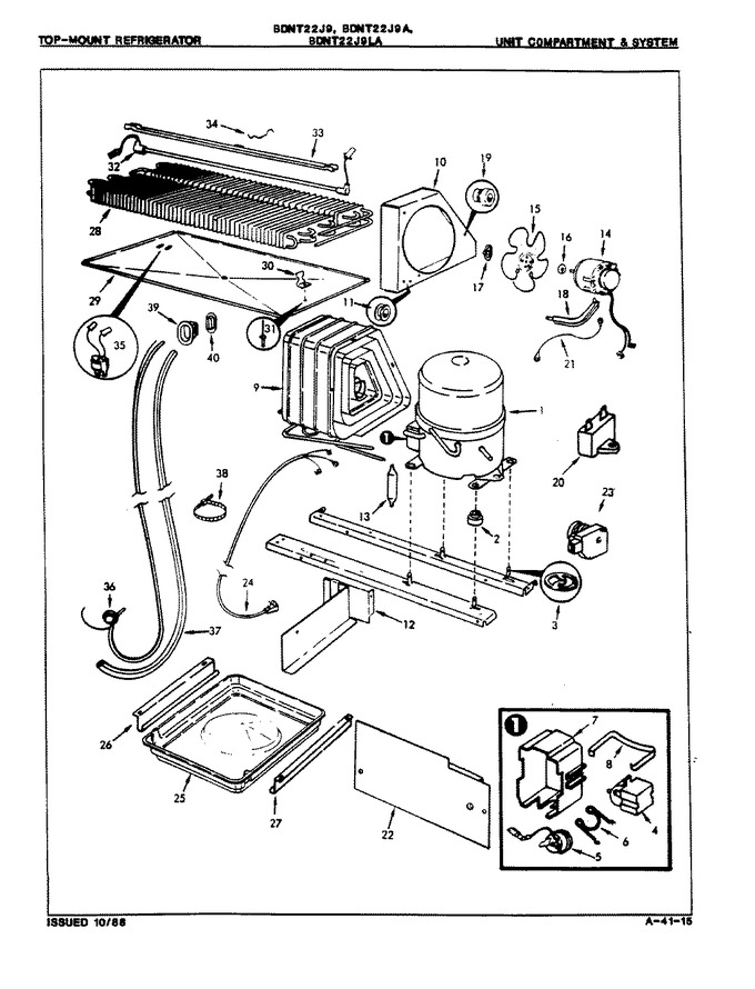 Diagram for BDNT22J9 (BOM: 8B15A)