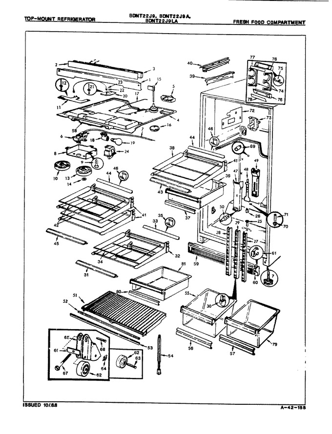 Diagram for BDNT22J9LA (BOM: 8B16B)