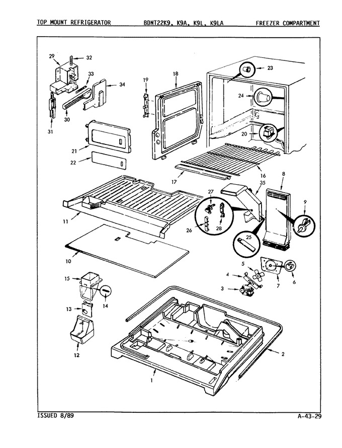 Diagram for BDNT22K9 (BOM: 9A55A)