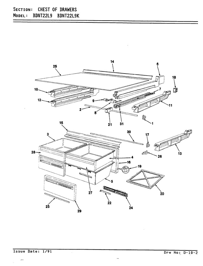 Diagram for BDNT22L9 (BOM: AA85B)