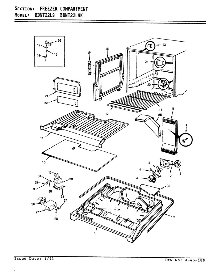 Diagram for BDNT22L9 (BOM: AA85B)