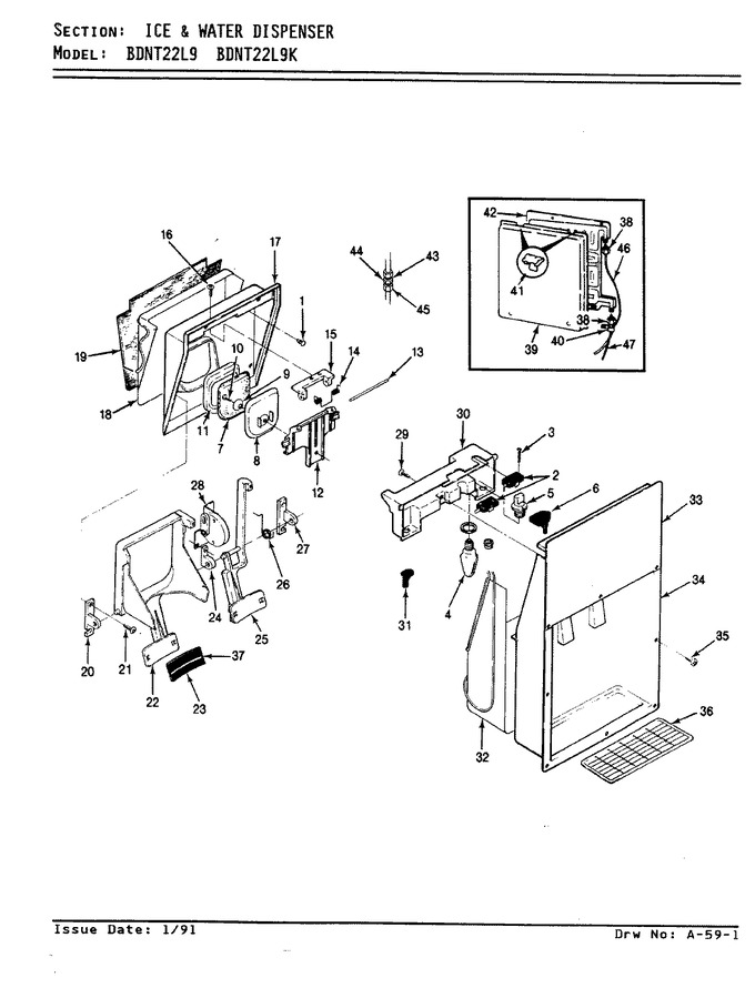 Diagram for BDNT22L9K (BOM: AA87B)