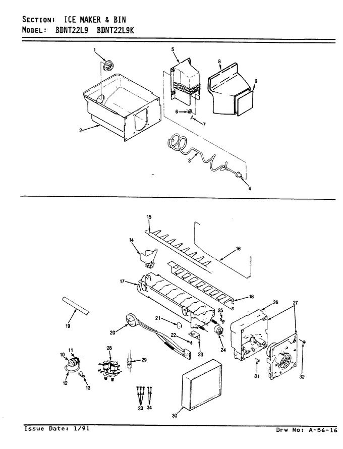 Diagram for BDNT22L9 (BOM: AA85B)