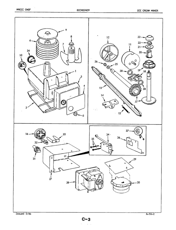 Diagram for BICNS24D9H (BOM: 4L45B)