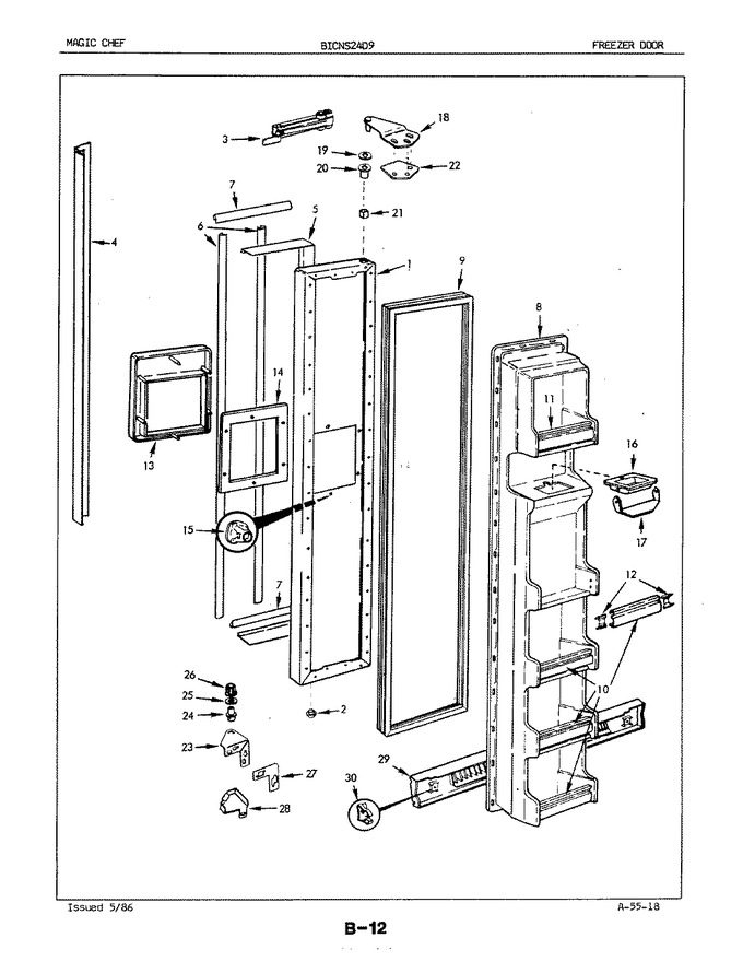 Diagram for BICNS24D9A (BOM: 4L45B)