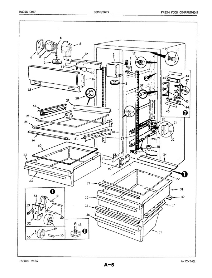 Diagram for BICNS24F9H (BOM: 5L54B)