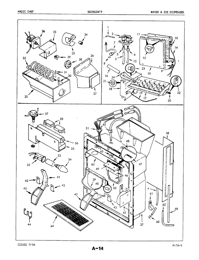 Diagram for BICNS24F9H (BOM: 5L54B)