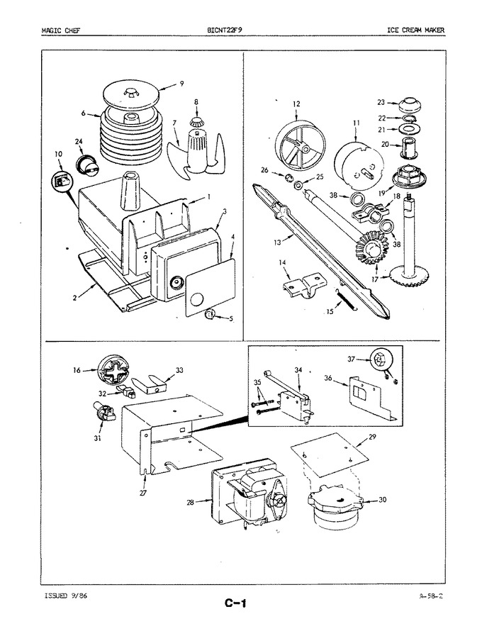 Diagram for BICNT22F9A (BOM: 5B54A)
