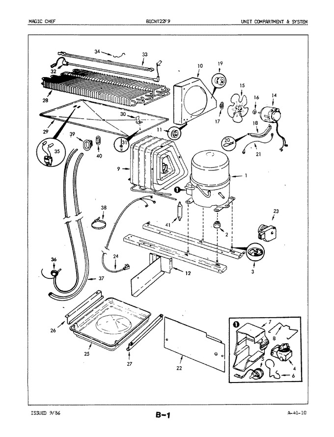Diagram for BICNT22F9H (BOM: 5B54A)