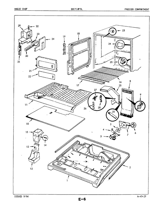 Diagram for BICT18F9LA (BOM: 5B52A)