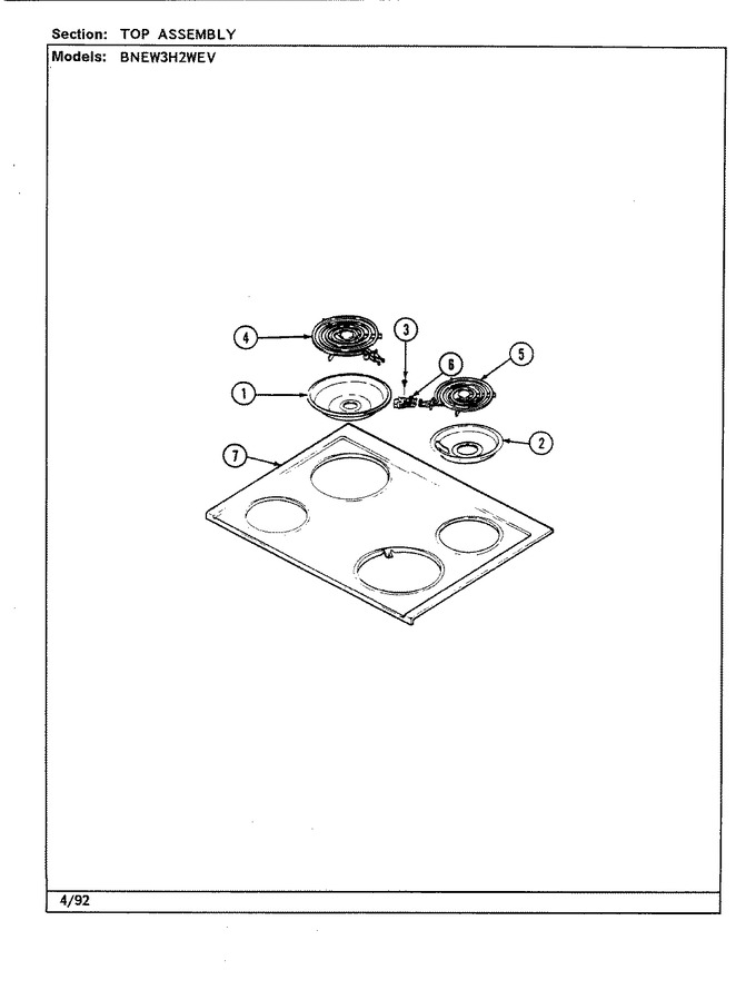 Diagram for BNEW3H2WEV