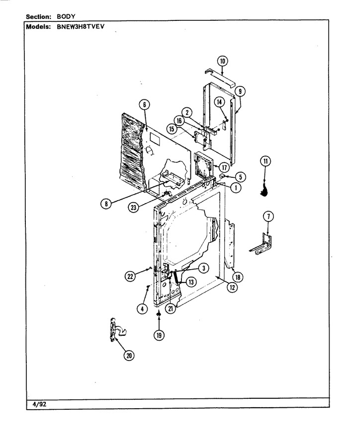 Diagram for BNEW3H8TVEV