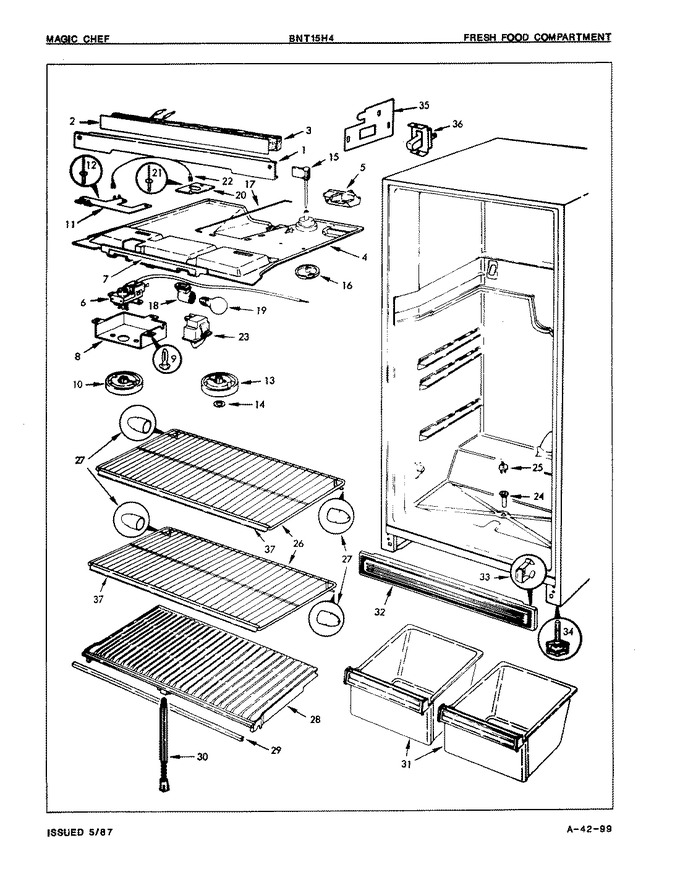 Diagram for BNT15H4A (BOM: 7A69A)