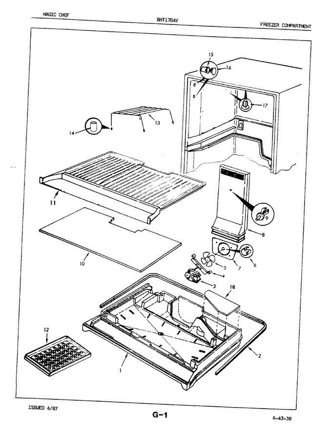 Diagram for BNT17B4VA (BOM: 5A67B)