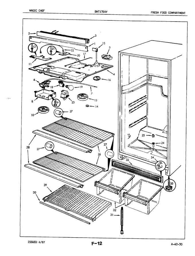 Diagram for BNT17B4VA (BOM: 5A67B)