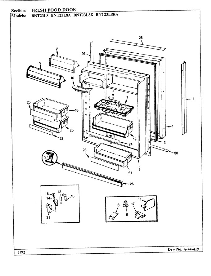 Diagram for BNT23L8A (BOM: BL95A)