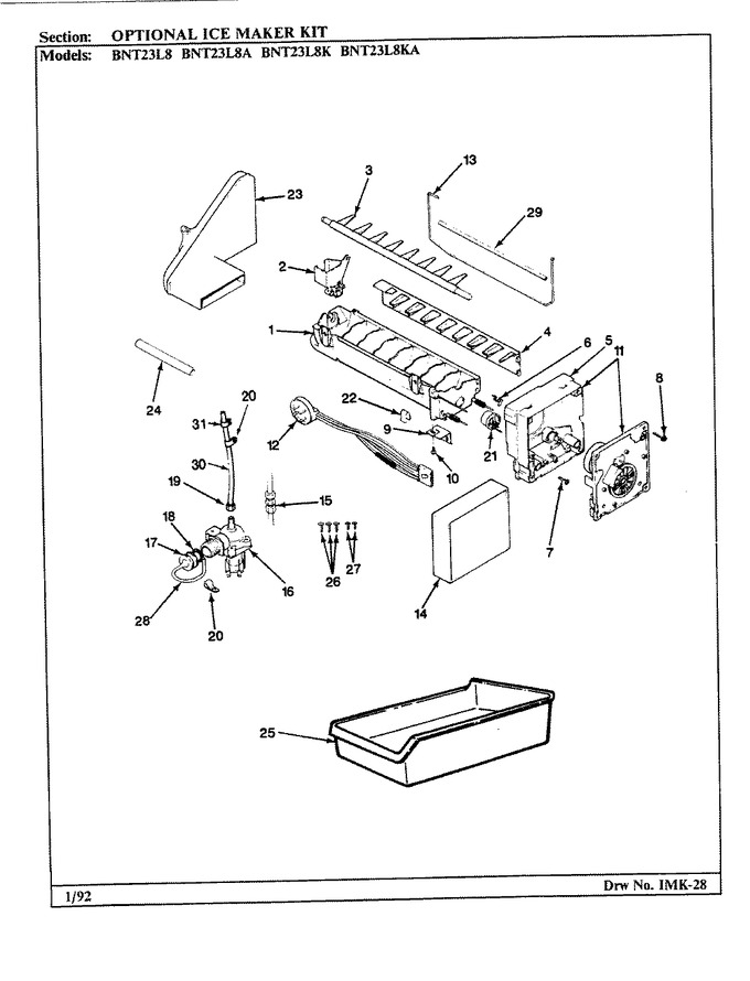 Diagram for BNT23L8A (BOM: BL95A)