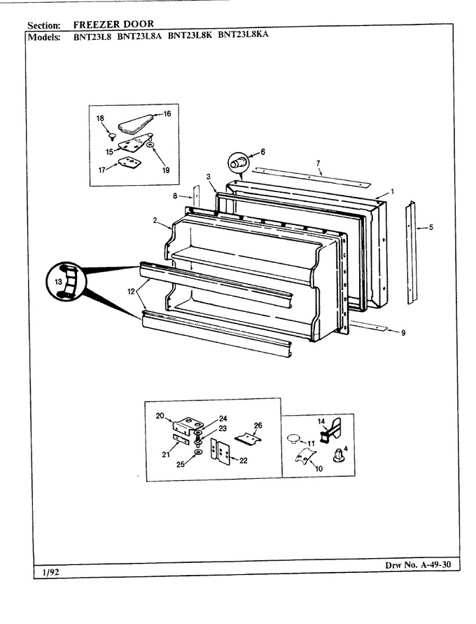 Diagram for BNT23L8 (BOM: BL91A)
